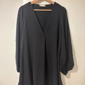 Altard State Black V-Neck Dress